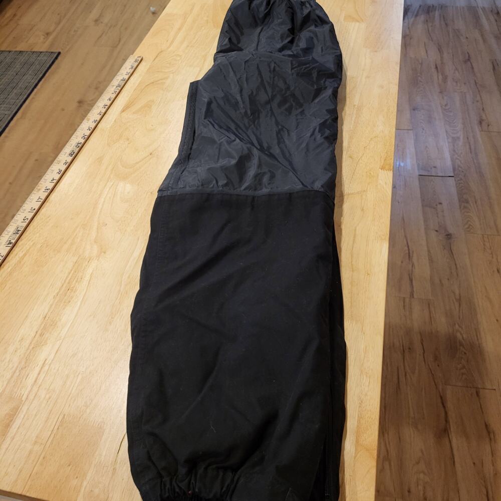 FirstGear Large Nylon Motorcycle Riding Elastic Waist Pants Packable